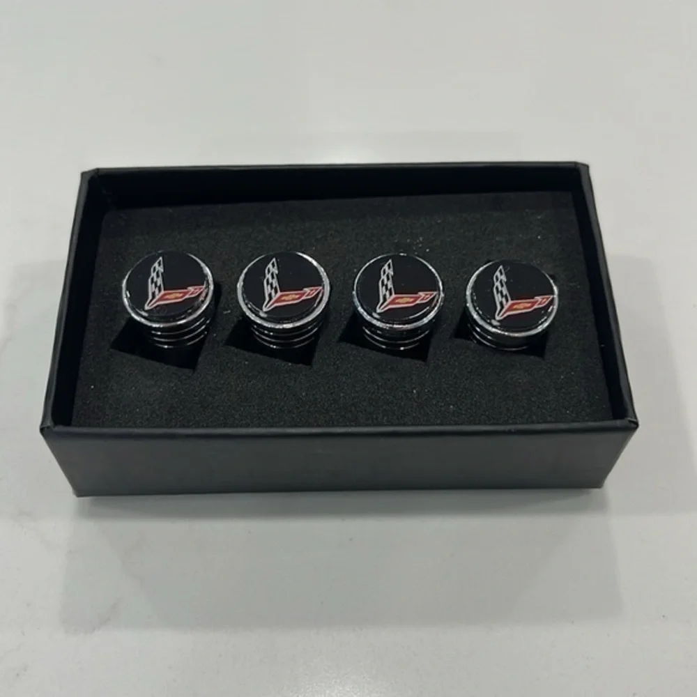 Corvette museum C8 Corvette valvestem tire caps - Picture 4 of 5